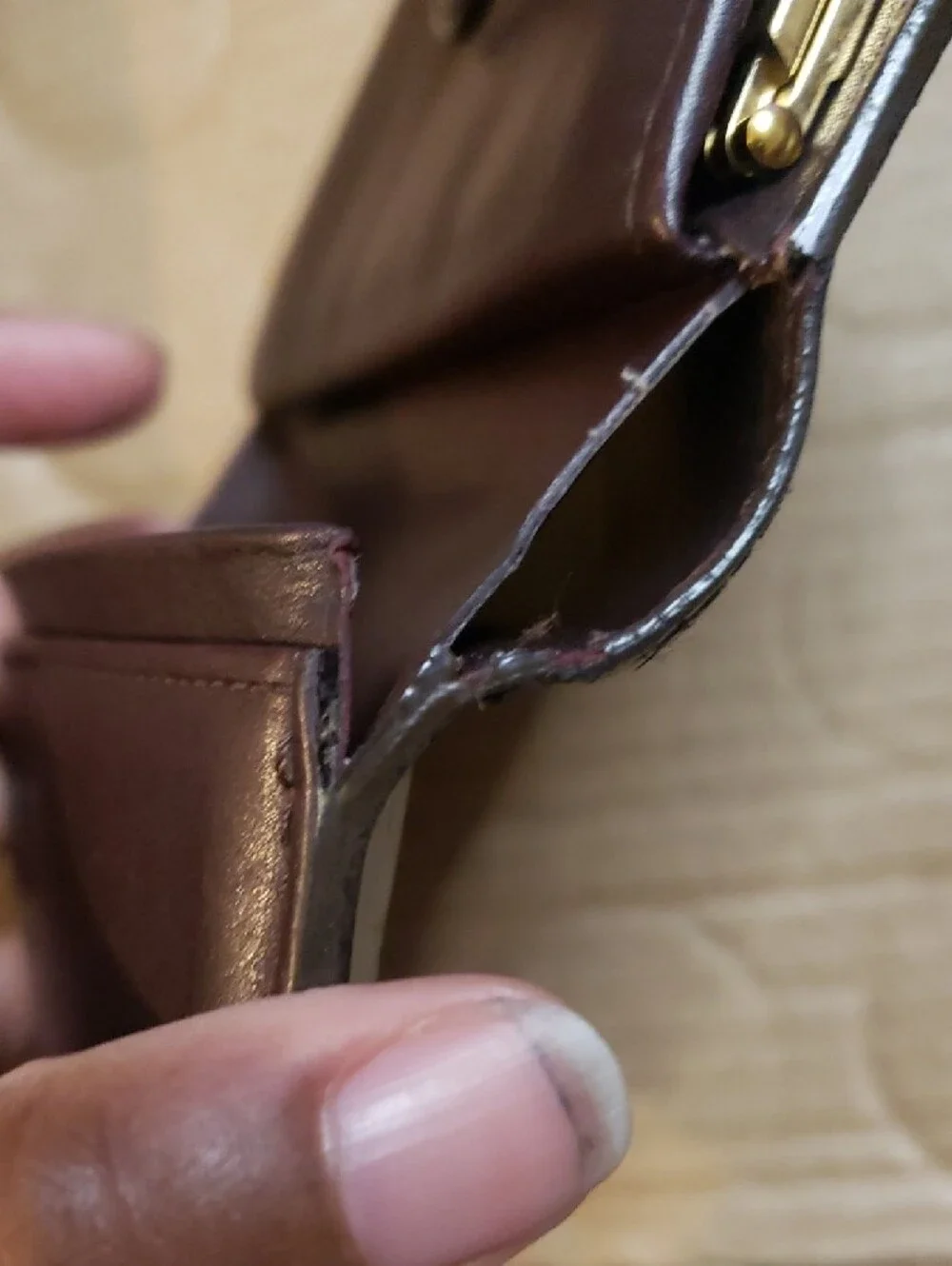 Louis Vuitton glossy patent